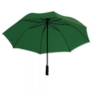 Dieser Schirm kann mit eigenem Logo bedruckt werden und ist ein ausgefallenes Werbegeschenk für Messen und auch Kunden.