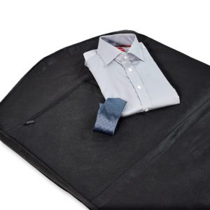 Suit Cover with Shirt Pocket – 2898 (65 x 110 x 6 cm, black)