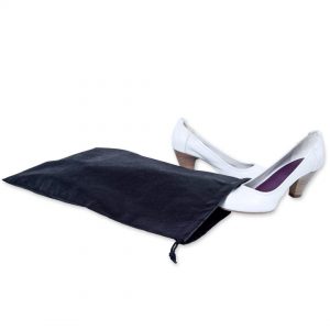 Drawstring Shoe Bag – 3658 (30 x 40 cm, black)